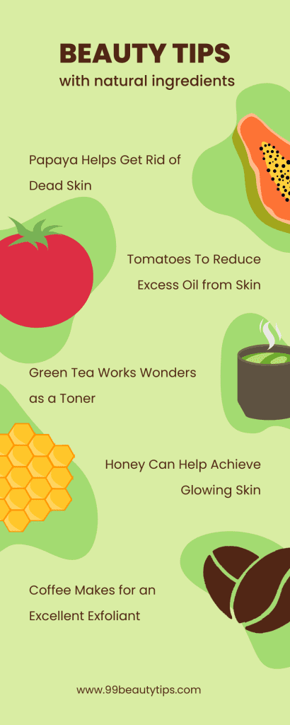 beauty tips with natural ingredients