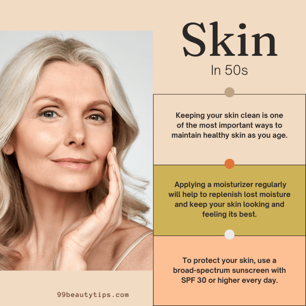 skincare in 50s