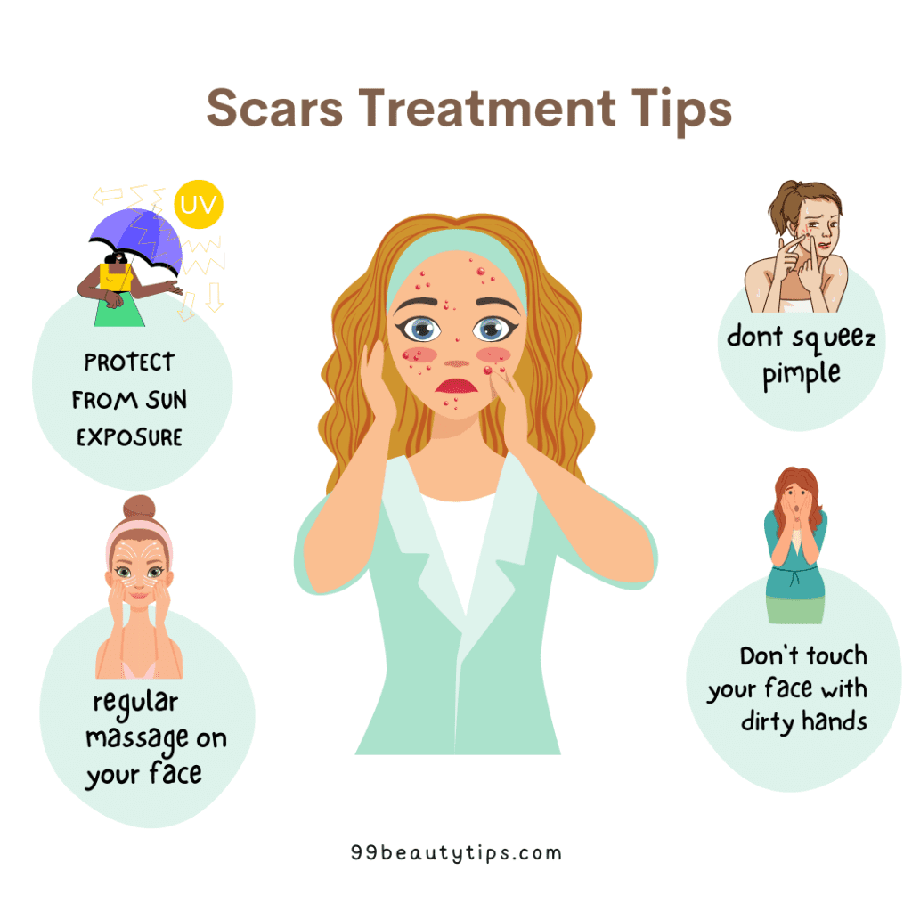 Tips for Scars and spot treatment